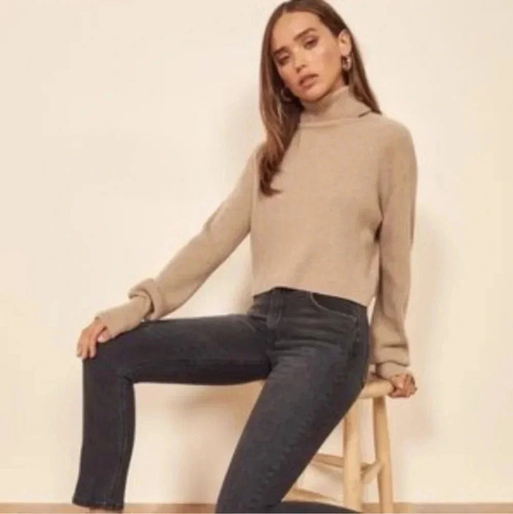 Reformation Black Gray Serena Jeans High Rise Skinny Jeans Size 25 - Picture 2 of 11